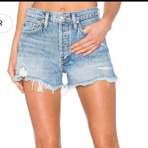 NWT AGolde Parker Gintage cut off short Swapmeet  26